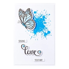 Spellbinders BetterPress Plate & Die Set - Butterfly Silhouettes