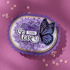 Spellbinders BetterPress Plate & Die Set - Butterfly Silhouettes