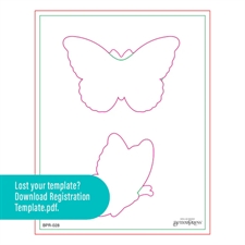 Spellbinders BetterPress Plate & Die Set - Butterfly Silhouettes