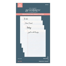 Spellbinders BetterPress Plate - Take Note