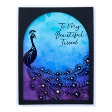 Spellbinders BetterPress Plate - Peacock