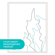 Spellbinders BetterPress Plate - Layered Leaf Prints