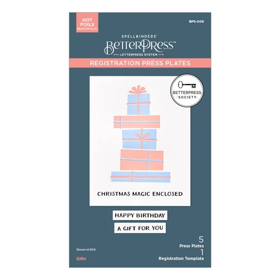 Spellbinders BetterPress Plate - Gifts