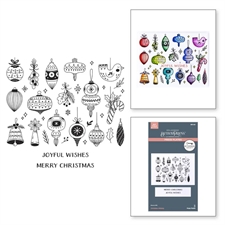 Spellbinders BetterPress Plate and Die Bundle - Christmas Whimsy Welcome