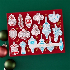 Spellbinders BetterPress Plate and Die Bundle - Christmas Whimsy Welcome