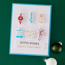 Spellbinders BetterPress Plate and Die Bundle - Christmas Whimsy Welcome