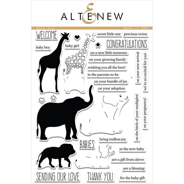 Altenew Clear Stamp Set - Baby Zoo