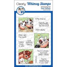 Whimsy Stamps Clear Stamp - Barnyard Squares