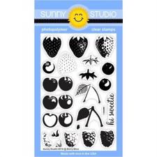 Sunny Studio Stamps - Clear Stamp / Berry Bliss