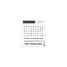 Concord & 9th Stamp Set - Best Friend Vibes