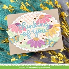 Lawn Fawn Clipping Stencil Set - Basket Weave