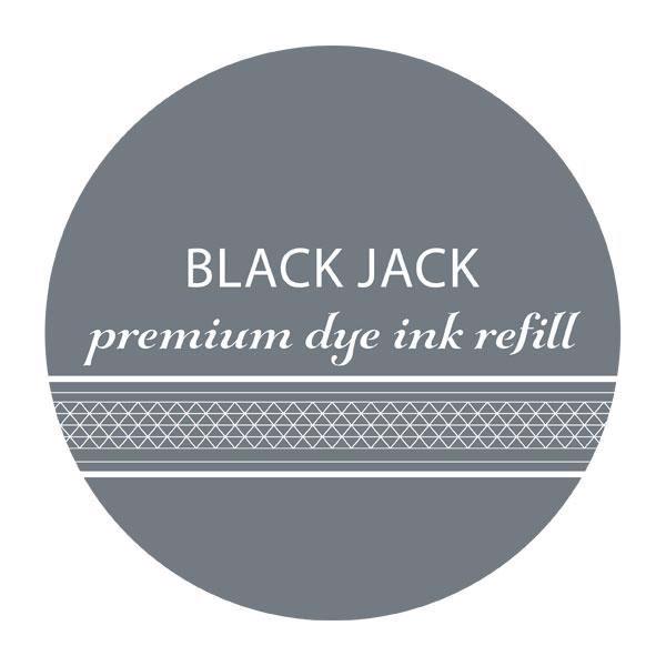 Catherine Pooler Ink REFILL - Black Jack (flaske)