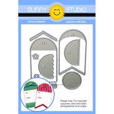 Sunny Studio Stamps - DIES / Build-a-Tag #1 (afrundet)