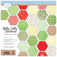 Elizabeth Crafts Paper Pack 12x12" - Holly Jolly Christmas