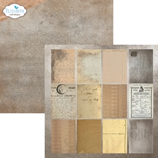 Elizabeth Crafts Paper Pack 12x12" - Coffee Dyed Papers