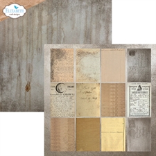 Elizabeth Crafts Paper Pack 12x12" - Coffee Dyed Papers