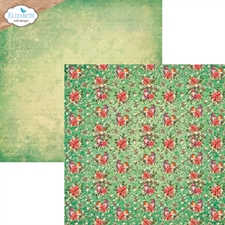 Elizabeth Crafts Paper Pack 12x12" - Festive Holly