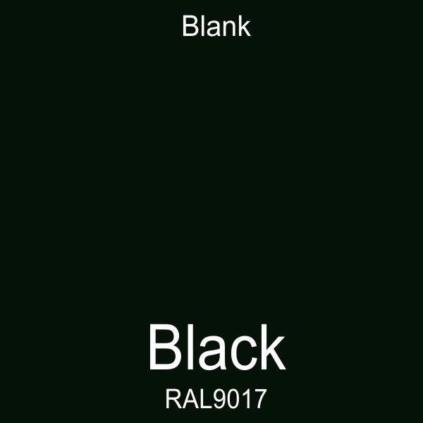 Skiltefolie 30,5x300 cm - Blank / Sort
