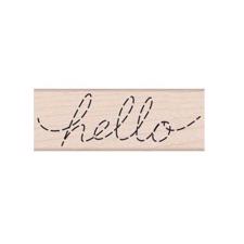 Hero Arts Wood Stamp - Dotted Hello