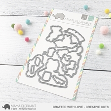 Mama Elephant Creative Cuts - Crafted With Love (dies)