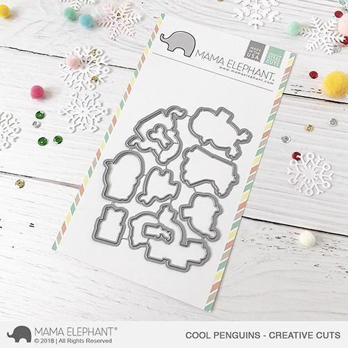 Mama Elephant Creative Cuts - Cool Penguins (dies)