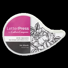 Gemini LetterPress Inkpad - Jet Black