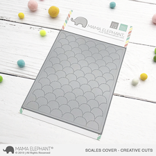 Mama Elephant Creative Cuts - Scales Cover (dies)