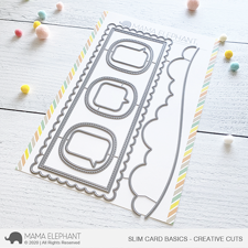 Mama Elephant Creative Cuts - Slim Card Basics (dies)