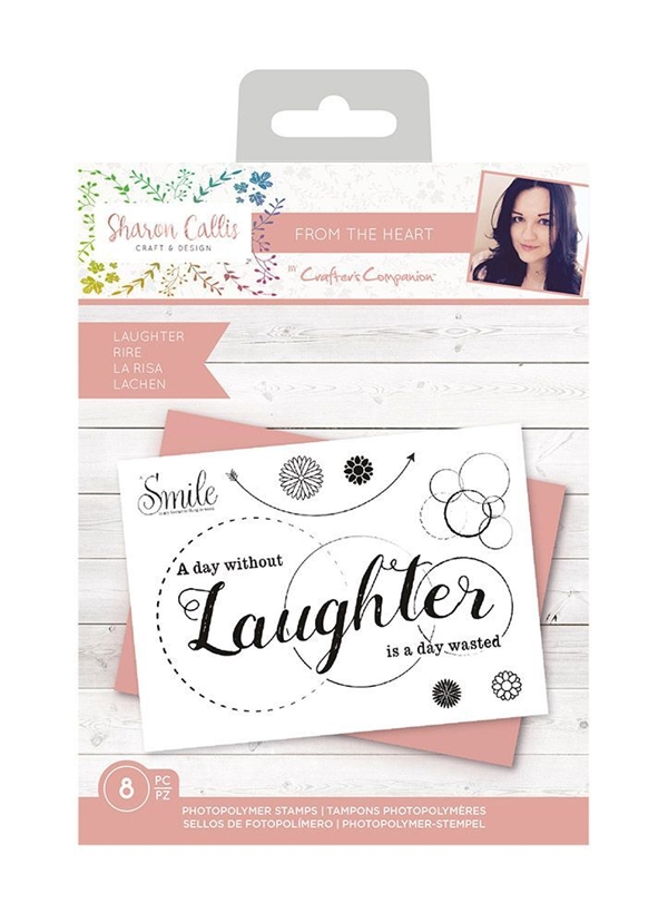 Crafters Companion Clear Stamp - Laugther