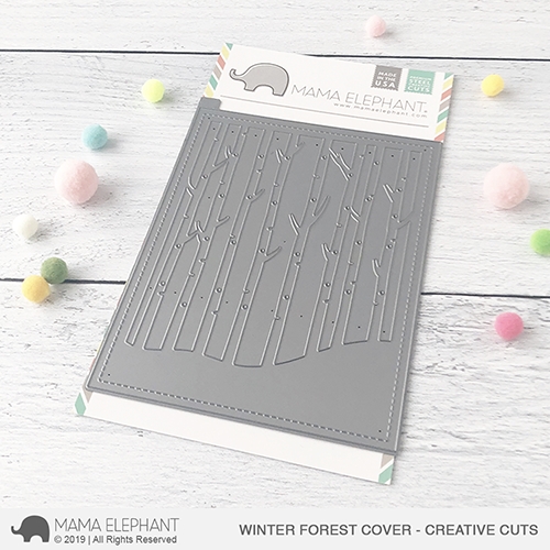 Mama Elephant Creative Cuts - Winter Forest Cover (die)