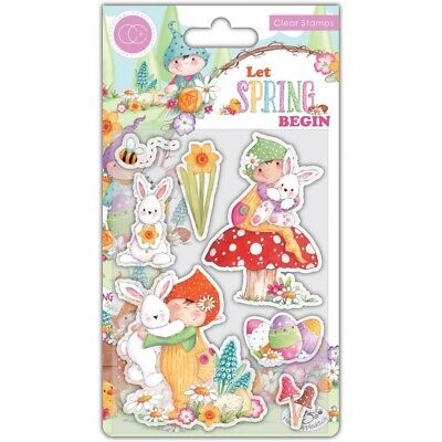 Craft Consortium Clear Stamps - Let Spring Begin / Bunny