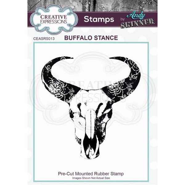 Creative Expressions Cling Stamp - Andy Skinner / Buffalo Stance