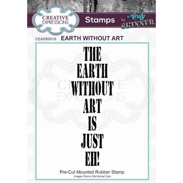 Creative Expressions Cling Stamp - Andy Skinner / Earth Without Art