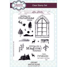Creative Expressions  Clear Stamp Set - Winter Scene