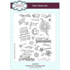 Creative Expressions  Clear Stamp Set - Creative Journaling