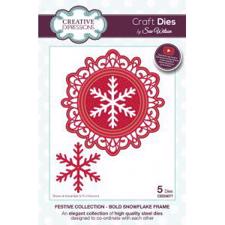 Creative Expressions  Die - Festive Collection / Bold Snowflake Frame