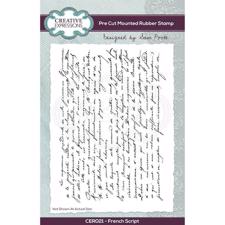 Creative Expressions / Sam Poole Cling Stamp - French Script