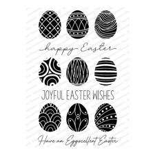 IO Stamps Clear Stamp - Eggselent Easter