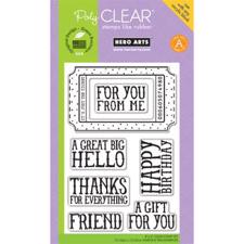 Hero Arts Clear Stamp Set - Big Ticket
