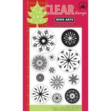 Hero Arts Clear Stamp Set - Snowflakes