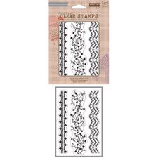 Hero Arts Clear Stamp Set - Basic Grey / Garden Borders