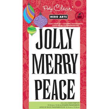 Hero Arts Clear Stamp Set - Jolly (Holidays 2012)