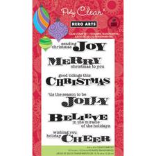Hero Arts Clear Stamp Set - Miracle of the Holidays (Holidays 2012)