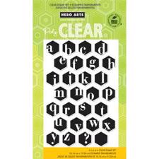 Hero Arts Clear Stamp Set - Alphabet Hexagons
