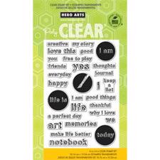Hero Arts Clear Stamp Set - My Words