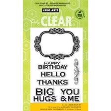 Hero Arts Clear Stamp Set - Happy Birthday Scroll