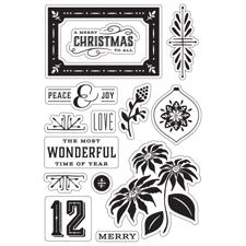 Hero Arts Clear Stamp Set - Joy Christmas