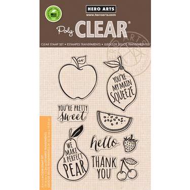 Hero Arts Clear Stamp Set - Stamp Your Own Fruit