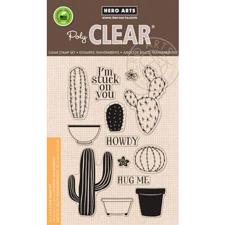 Hero Arts Clear Stamp Set - Stamp Your Own Cactus
