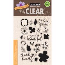 Hero Arts Clear Stamp Set - Color Layering / Let Love Grove